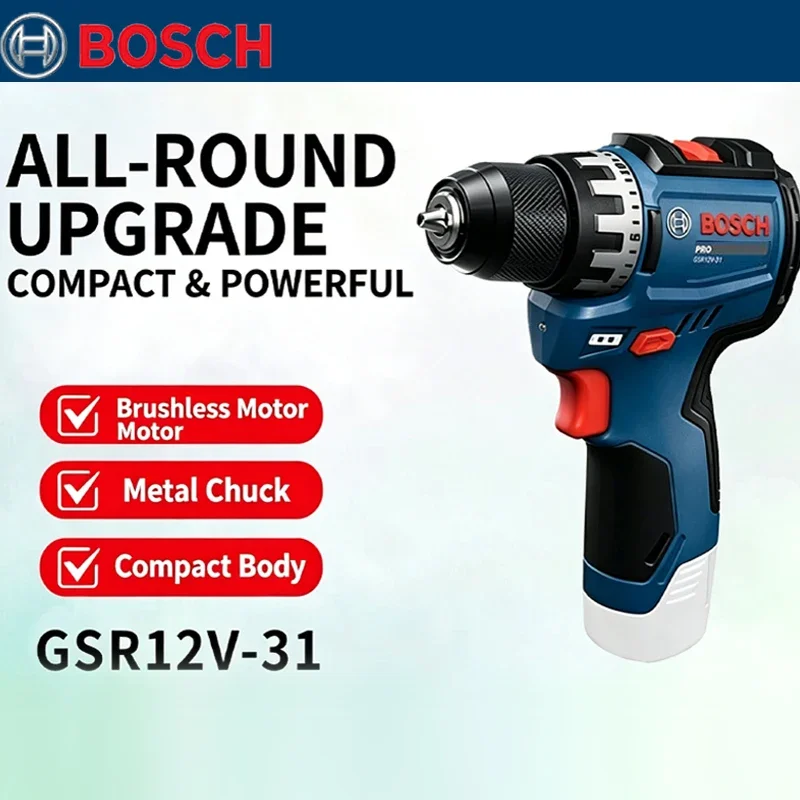 Bosch GSR 12V-31 Brushless Ele - Power Tools Professional ulasan dan harga