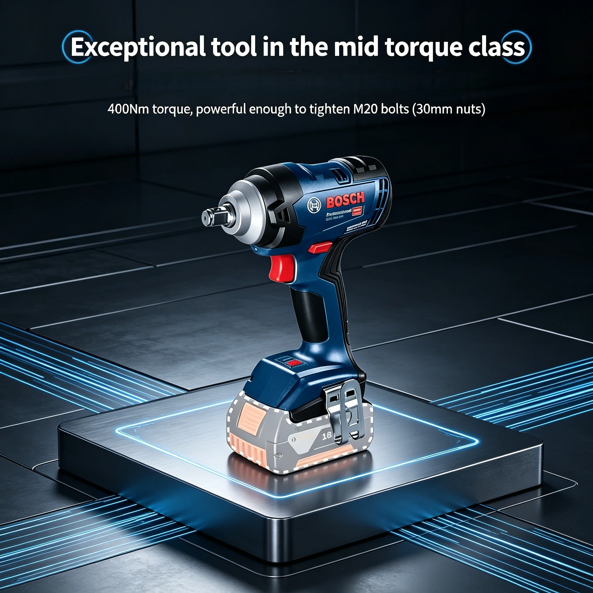 ‌Bosch GDS 18V-400 18V Brushle - Power Tools Professional ulasan dan harga