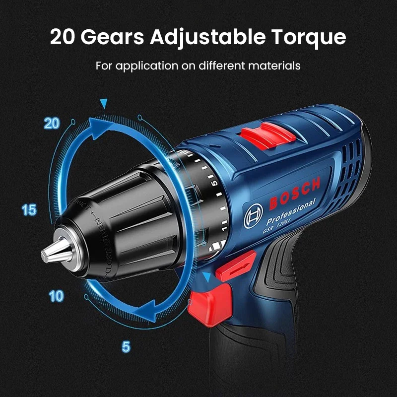 Bosch GSR120-LI Electric Drill - Power Tools Professional ulasan dan harga