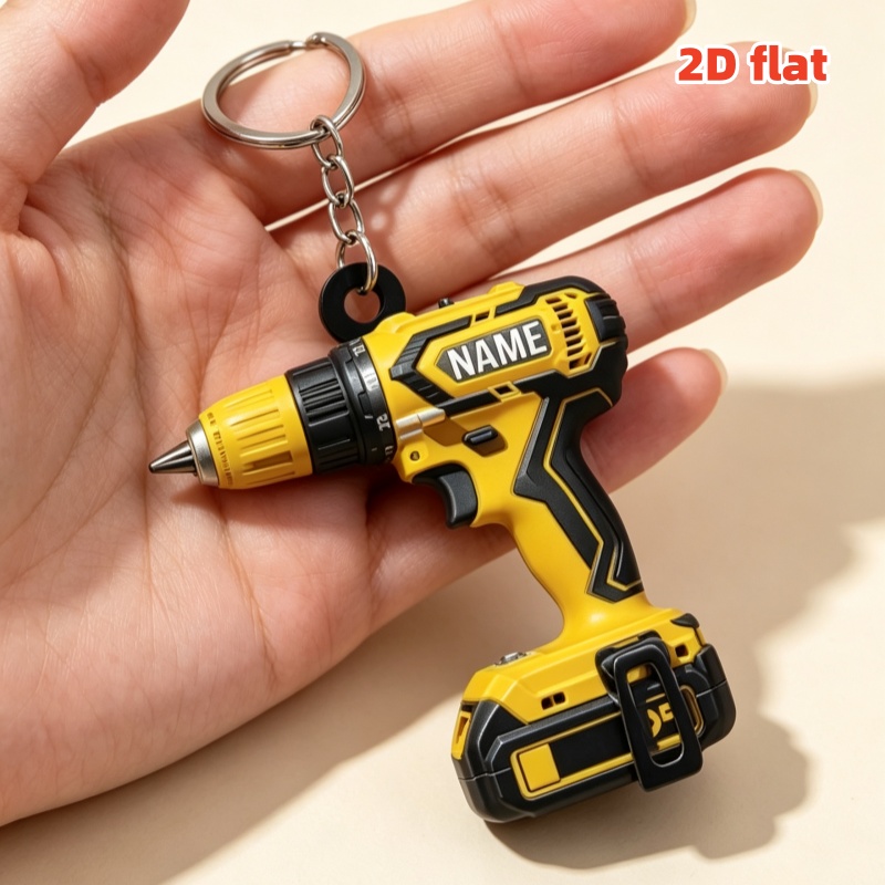 Custom Name Power Drill Keycha - Power Tools With Names ulasan dan harga