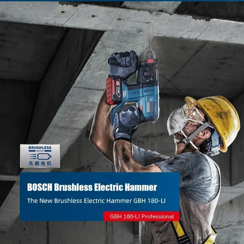 BOSCH GBH 180-LI Brushless Cor - Power Tools Professional ulasan dan harga